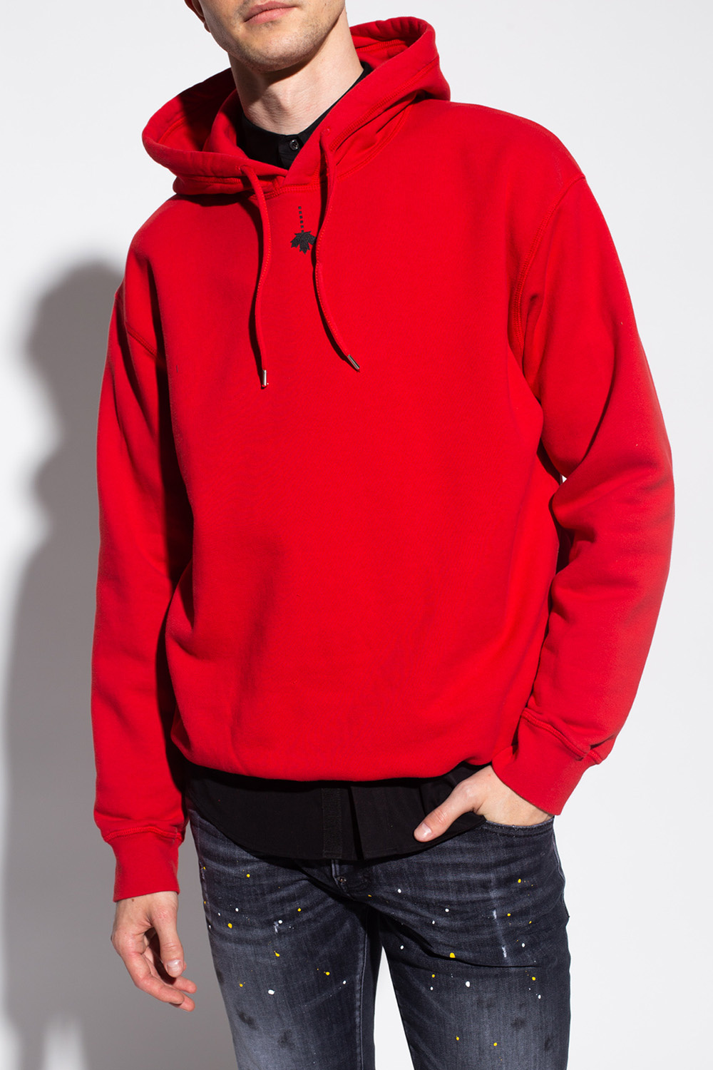 Dsquared2 Logo-printed hoodie | Men's Clothing | IetpShops